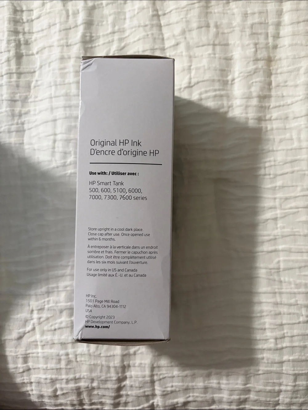 HP ink genuine never
